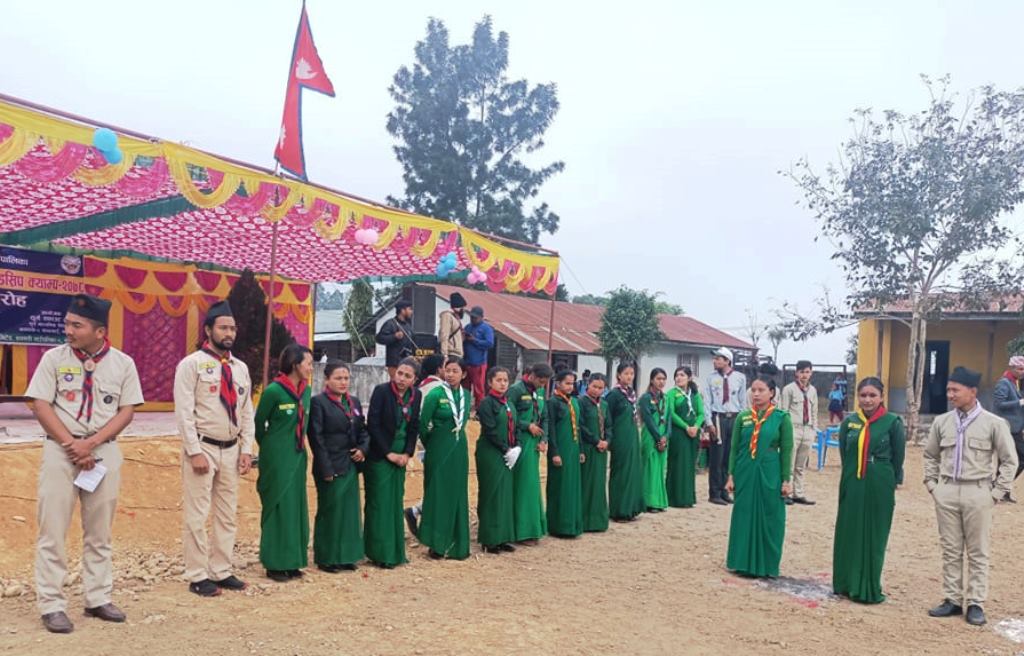 क्लिनिक नेपाल फ्रेण्डसीप स्काउटद्धारा आयोजित ३ दिने चौथो जंगल क्याम्पको चितवनको मेघौलीमा शुरु